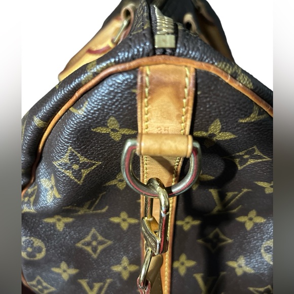SOLD - Louis Vuitton Speedy 35 Bandolier, lock/key, Dust bag - Picture 7 of 14